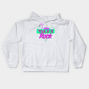 Yacht Rock Party Boat Drinking graphic 80s Faded Kids Hoodie